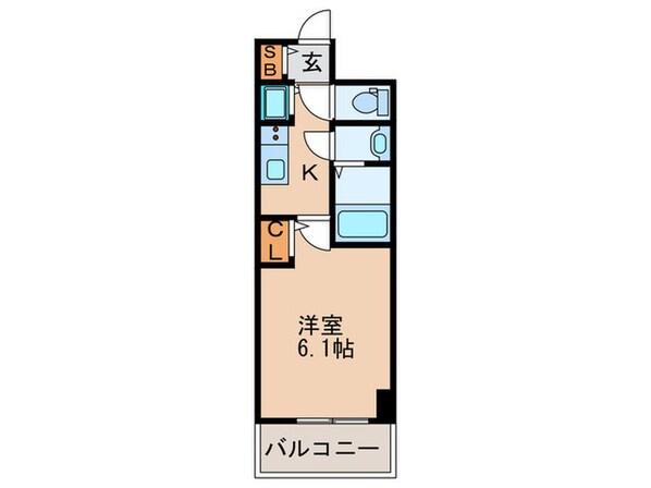 ﾒｲﾝｽﾃｰｼﾞ大阪North Mark(306)の物件間取画像